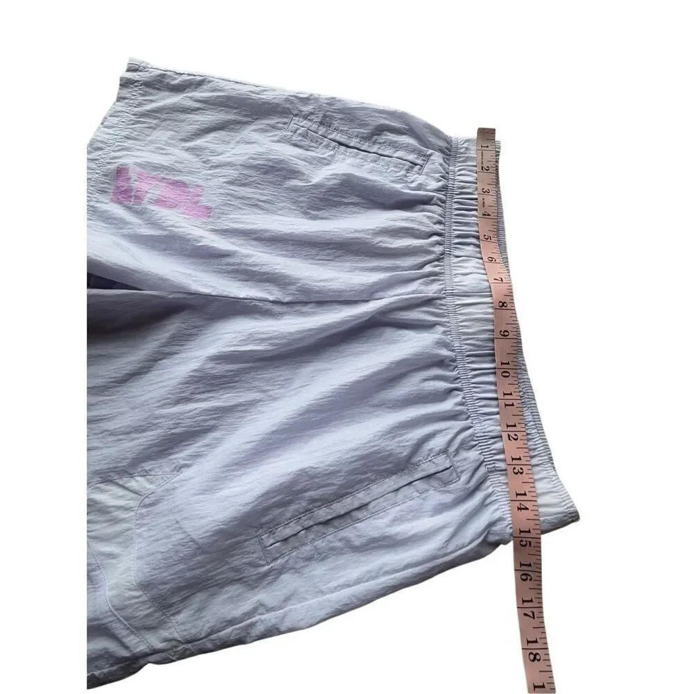 Nike EYBL Player Exclusive Women’s Lilac Nylon Windbreaker Training Shorts Size